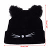 Image of Cat Ears Women Warm Winter Beanie