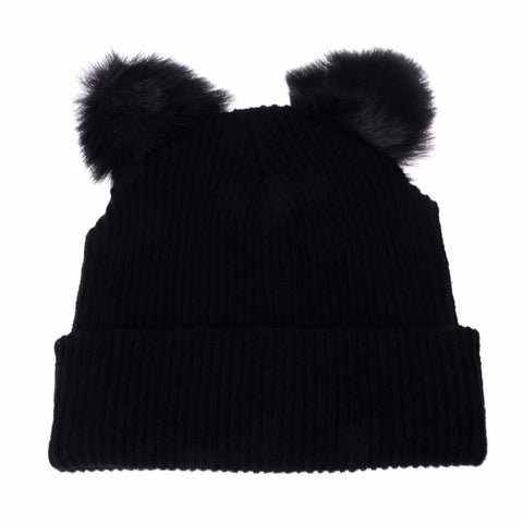 Cat Ears Women Warm Winter Beanie