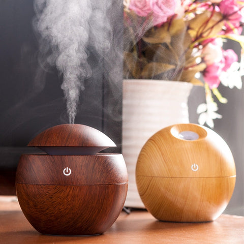 Aroma Essential Oil Diffuser/ Humidifier with 7 Colors LED lights & USB charge